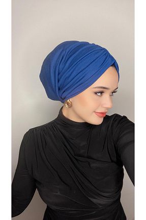 شال سرمه ای زنانه پنبه ای OykumBone - کد 872476770