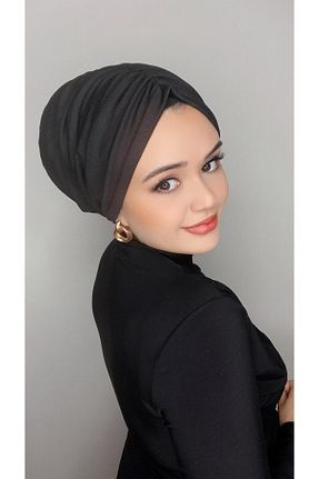شال مشکی زنانه پنبه ای OykumBone - کد 872476931