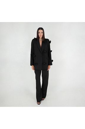 ست بالاتنه و پائین تنه مشکی زنانه بافتنی Bohai Design - کد 872475343