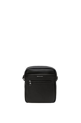 کیف دوشی قهوه ای مردانه چرم مصنوعی Pierre Cardin - کد 872484466