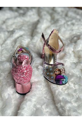 کفش مجلسی صورتی بچه گانه پاشنه ضخیم Gala - کد 822309733