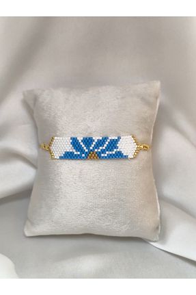 دستبند جواهر آبی زنانه منجق Rain Cloud - کد 872483575