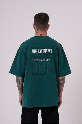 تیشرت سبز مردانه اورسایز Machinist - کد 817433271