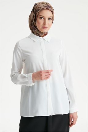 پیراهن حجاب نباتی زنانه رگولار Tuğba - کد 822263299
