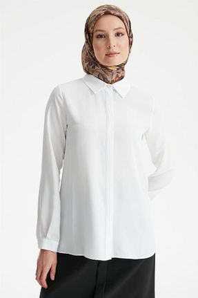 پیراهن حجاب نباتی زنانه رگولار Tuğba - کد 822263299