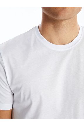 تیشرت سفید مردانه رگولار LC Waikiki - کد 872518427