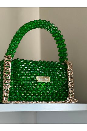 کیف دوشی سبز زنانه Tasarım - کد 872521160