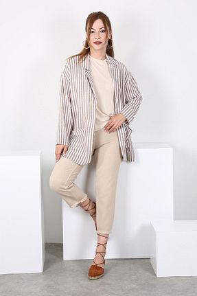کت قهوه ای زنانه رگولار Puane - کد 834507944