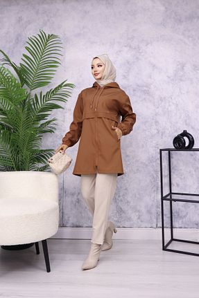 ترنچکت قهوه ای زنانه بدون آستر new ats - کد 780259289