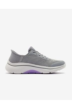 کفش پیاده روی طوسی زنانه پارچه ای Skechers - کد 870872768