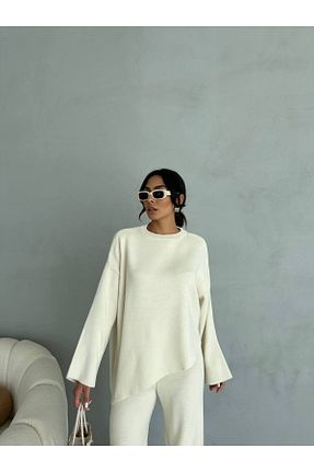 ست بالاتنه و پائین تنه بژ زنانه تریکو İNCİM BOUTIQUE - کد 872528717