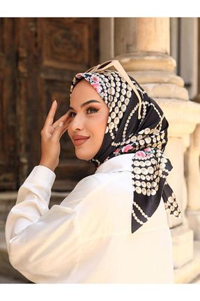 شال رنگی زنانه پنبه پلی استر OykumBone - کد 872543874