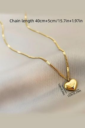 گردنبند جواهر متالیک زنانه ELMATOLYE - کد 872555034