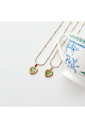 گردنبند استیل ( فولاد ) طلائی استیل (فولاد) Boise Atelier - کد 872562318