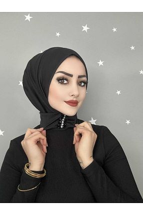 کلاه شنای حجاب مشکی زنانه OykumBone - کد 872559736