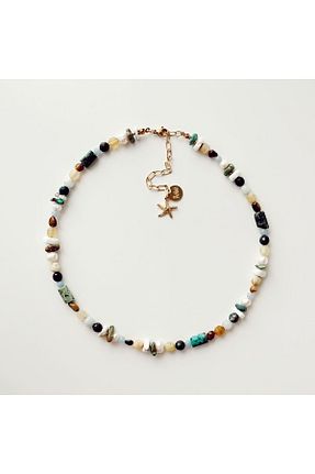 گردنبند مروارید رنگی مروارید آب شیرین Boise Atelier - کد 872569755
