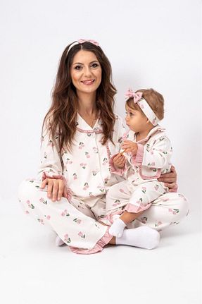 ست نوزادی صورتی بچه گانه پنبه ای tiwitibaby - کد 871389118