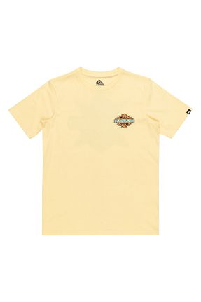 تیشرت اسپرت زرد مردانه Fitted Quiksilver - کد 853553768