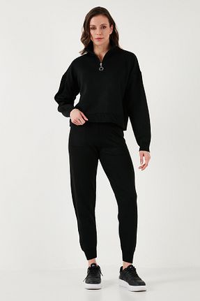 ست بالاتنه و پائین تنه مشکی زنانه تریکو Fashion Friends - کد 872722317