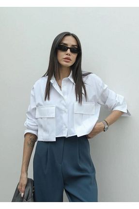 پیراهن سفید زنانه اورسایز dailythingsco - کد 872762272