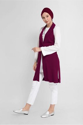تونیک حجاب بنفش زنانه پلی استر Alvina - کد 872834098
