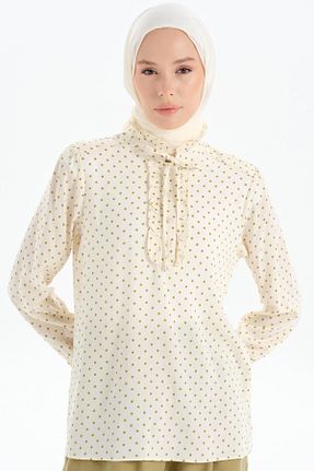 بلوز حجاب نباتی زنانه رگولار Tuğba - کد 872887467