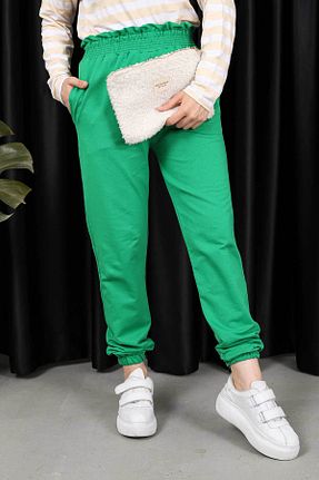 شلوار گرمکن حجاب سبز زنانه رگولار İmajButik - کد 690423564