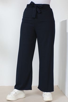 شلوار حجاب سرمه ای زنانه مخلوط پلی استر İmajButik - کد 740109405