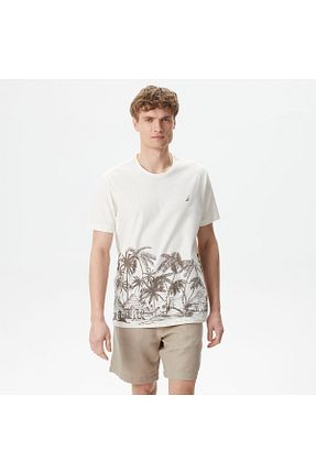 تیشرت سفید مردانه رگولار Nautica - کد 825450131