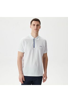 پولوشرت سفید مردانه %100 پنبه Nautica - کد 824354791