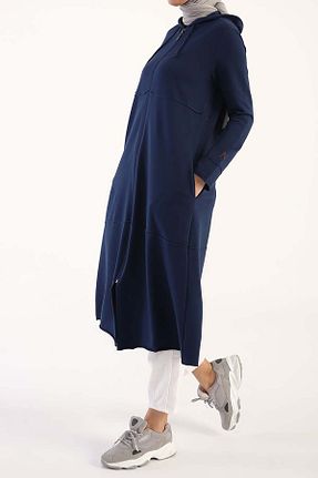 رویه حجاب سرمه ای زنانه پنبه پلی استر ALLDAY - کد 792006893