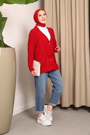 رویه حجاب زرشکی زنانه اکریلیک İmajButik - کد 769681740