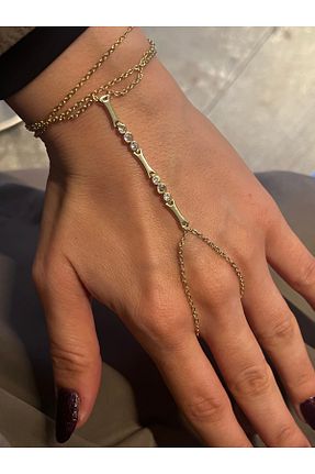 شاهمران جواهر زرد زنانه روکش طلا Hoop jewelery - کد 872925257