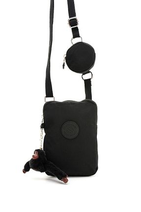 کیف دوشی مشکی زنانه پارچه ای Sanmorris - کد 833509771