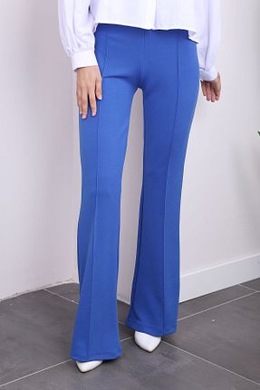 شلوار حجاب آبی زنانه مخلوط پلی استر İmajButik - کد 849332333