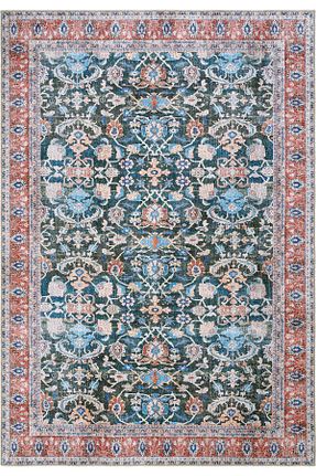 فرش سرمه ای قابل شستشو Cool Halı - کد 872922983