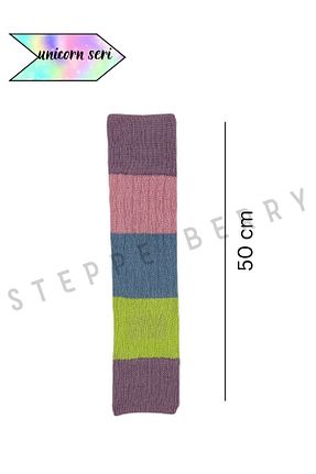 جوراب رنگی زنانه پنبه ای STEPPE BERRY - کد 872925180