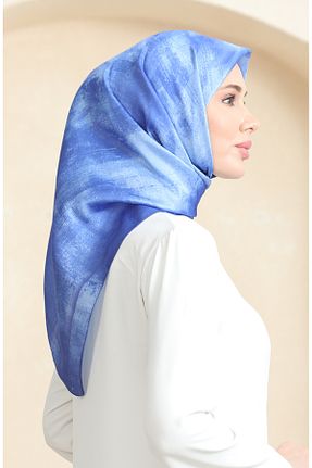 روسری بنفش 90 x 90 sefamerve - کد 872942841