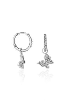 گوشواره نقره زنانه 925 عیار Ninova Silver - کد 872943824