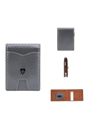 کیف پول طوسی زنانه ابعاد کوچک baellerry - کد 872947942