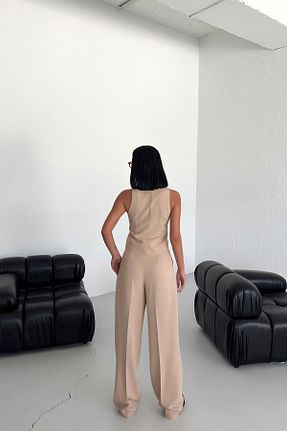 جلیقه نباتی زنانه کراپ OUZ Fashion - کد 872951802