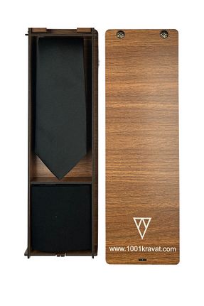 کراوات مشکی مردانه ابریشم 1001 Kravat - کد 872950274
