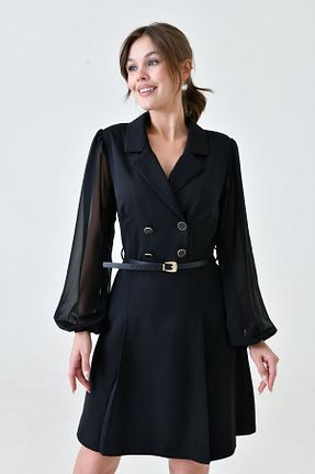 لباس مشکی زنانه بافتنی WOMAN VISION - کد 872959870