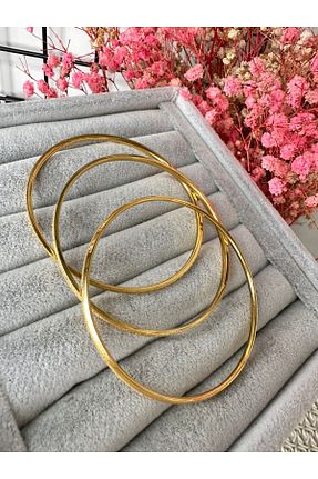 دستبند استیل (فولاد) طلائی زنانه استیل (فولاد) Çelik - کد 872962057
