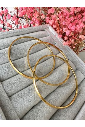 دستبند استیل (فولاد) طلائی زنانه استیل (فولاد) Çelik - کد 872961064
