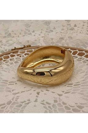 دستبند جواهر زرد زنانه برنجی TLSMACCESORIES - کد 872954707