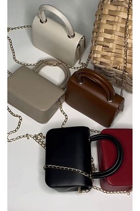کیف دستی زرشکی زنانه ابعاد کوچک LOVELYSTORE - کد 872974887
