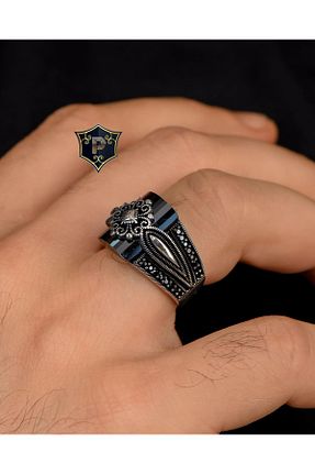 انگشتر نقره مردانه زیرکن Prestige - کد 415220937
