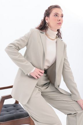 کت حجاب بژ زنانه رگولار ALLDAY - کد 872989405