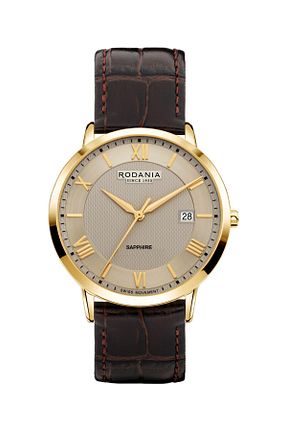 ساعت مچی طلائی مردانه 40 میلی متر Rodania - کد 872999458